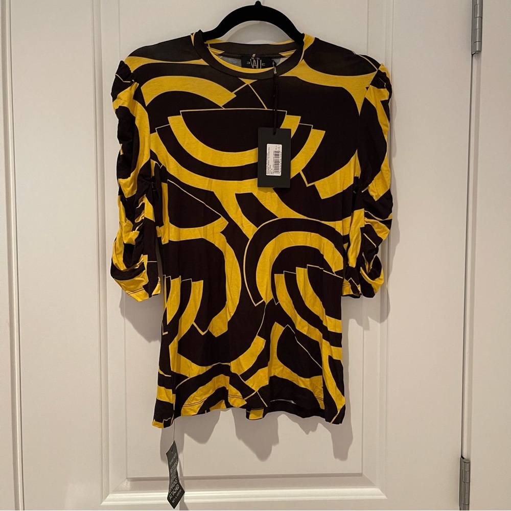 DE LA VALI YELLOW BLOUSE